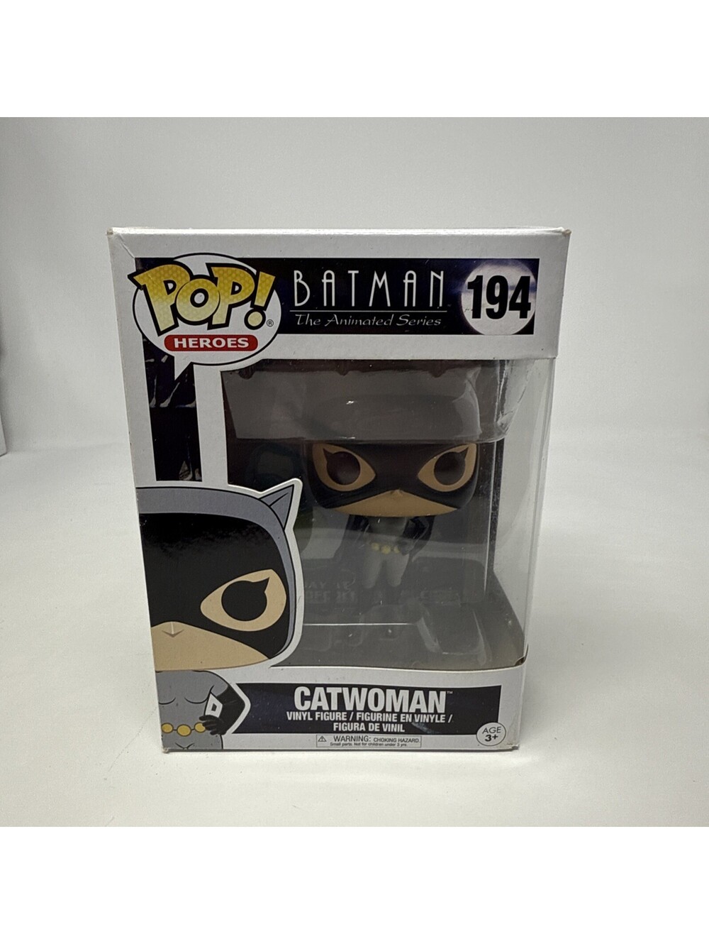Funko Pop! Heroes Batman The Animated Series Catwoman #194 Vinyl Box Damaged